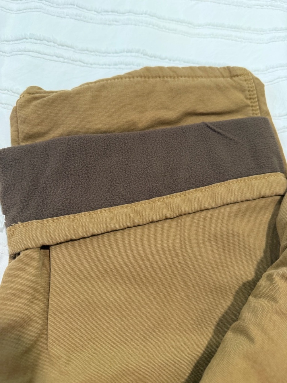 Wrangler Tan Work Chinos with Reinforced Pockets - Picture 4 of 5